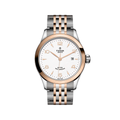 1926 Rose Gold Two-Tone 28mm - White on Bracelet