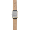 My Way Gold-Tone 29.5mm - Silver on Leather Strap