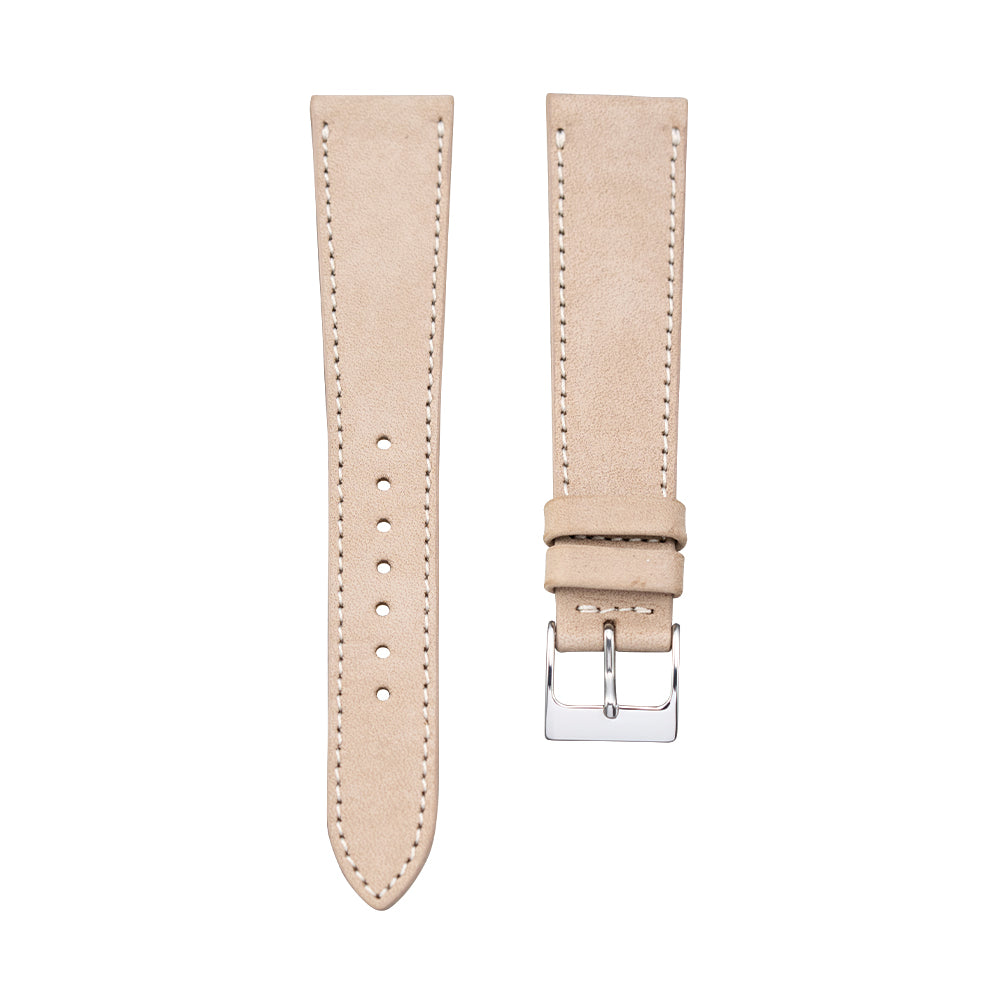 Beige Nubuck Leather Strap