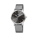 Panova 40mm - Grey on Stainless Steel Milanaise Bracelet