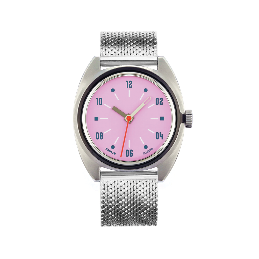 Modul C Quartz 35mm - Pink on Bracelet