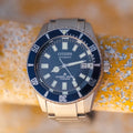 Promaster Fujitsubo Super Titanium™ 41mm - Blue on Bracelet