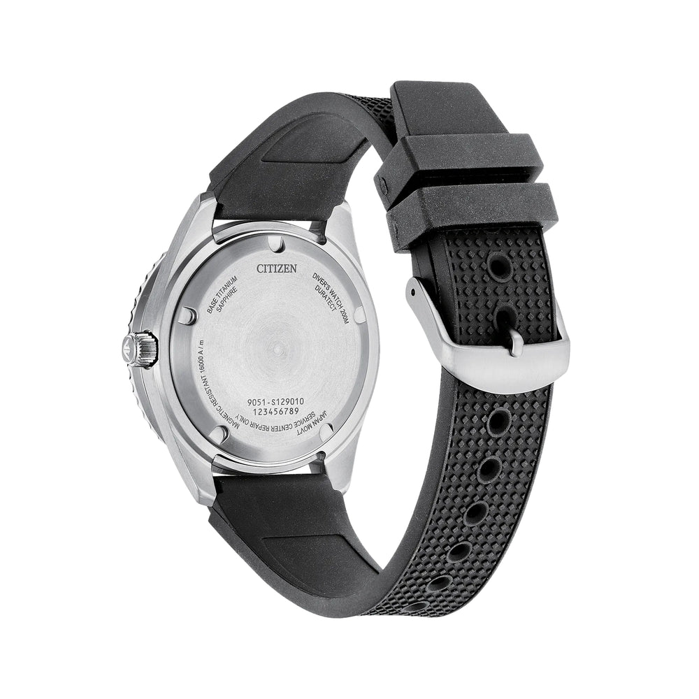 Promaster Fujitsubo Super Titanium™ 41mm - Black on Rubber Strap