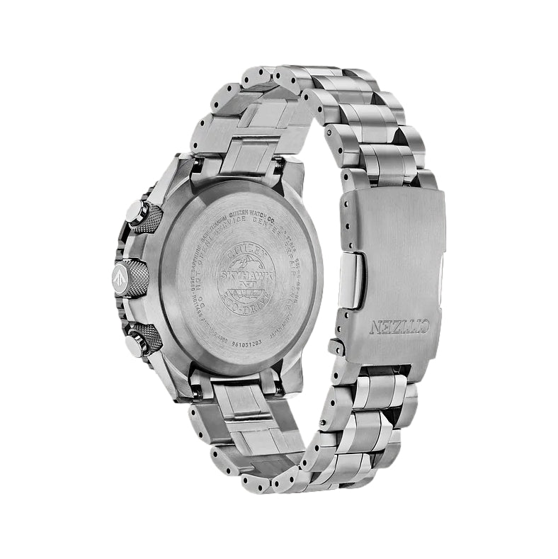 Promaster Skyhawk A-T Atomic Timekeeping Super Titanium™ 45mm - Black on Bracelet