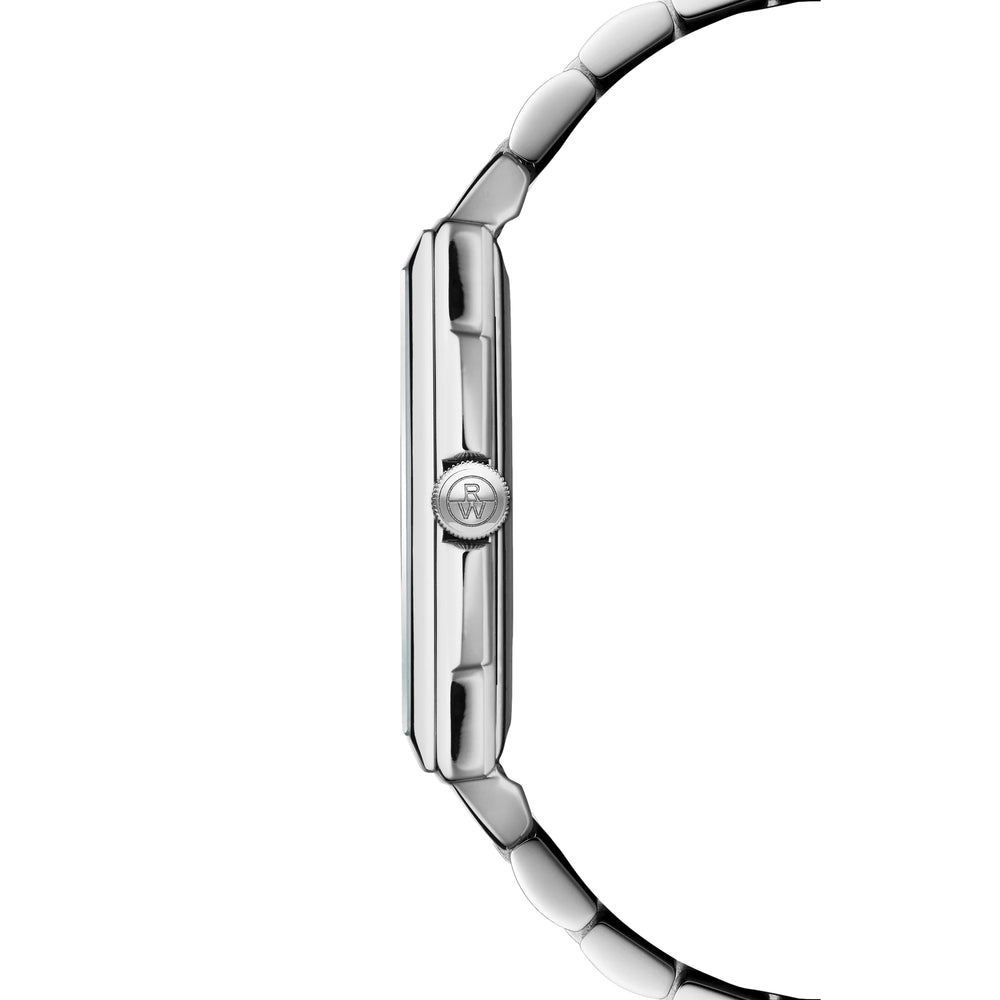 Toccata Square 37mm - White on Bracelet