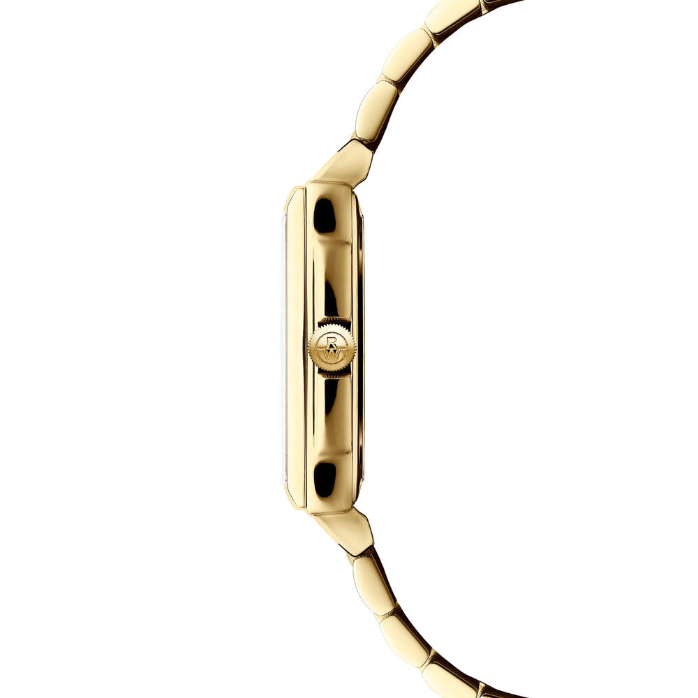 Toccata Square Gold-Tone 28mm - Champagne on Bracelet