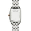 Toccata Square Rose Gold Two-Tone 37mm - White on Bracelet