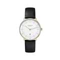 Naos XS Quartz Gold PVD Update 33mm - White on Leather Strap