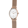 Naos XS Quartz Rose Gold PVD 33mm - White on Bracelet