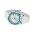 Matic S 39.5mm - White on Mosaic Rubber Strap