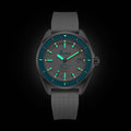Matic S 39.5mm - White on Mosaic Rubber Strap