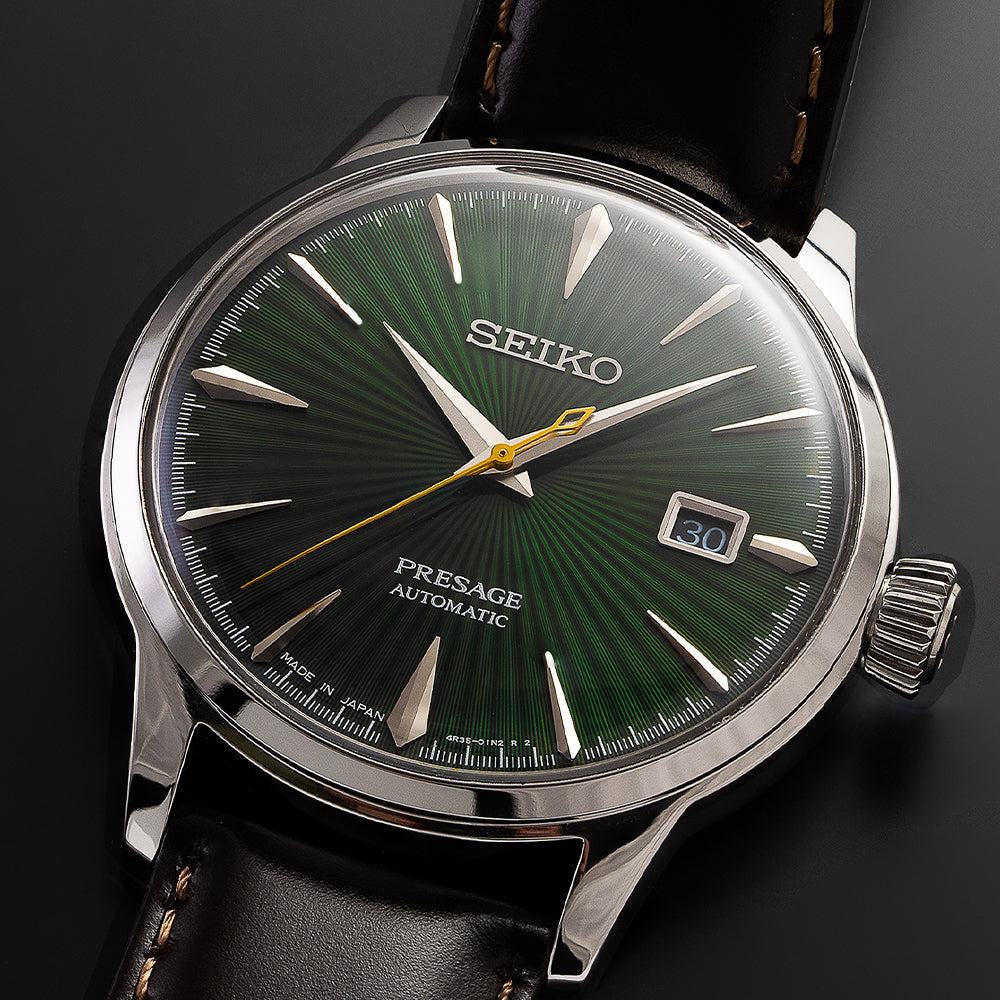 Presage Cocktail Time Green Dial, 40.5mm SRPD37