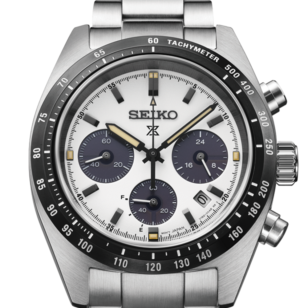 SSC961 Prospex Speedtimer 39mm - White on Bracelet