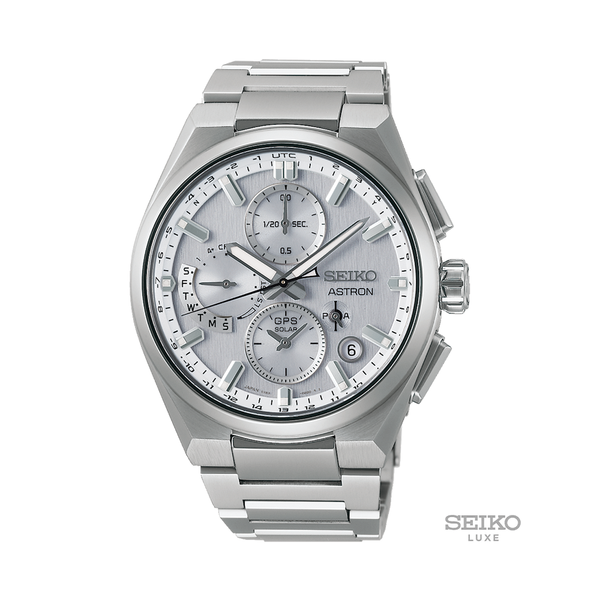 SSH159 Astron 42mm - Silver on Bracelet | Teddy Baldassarre