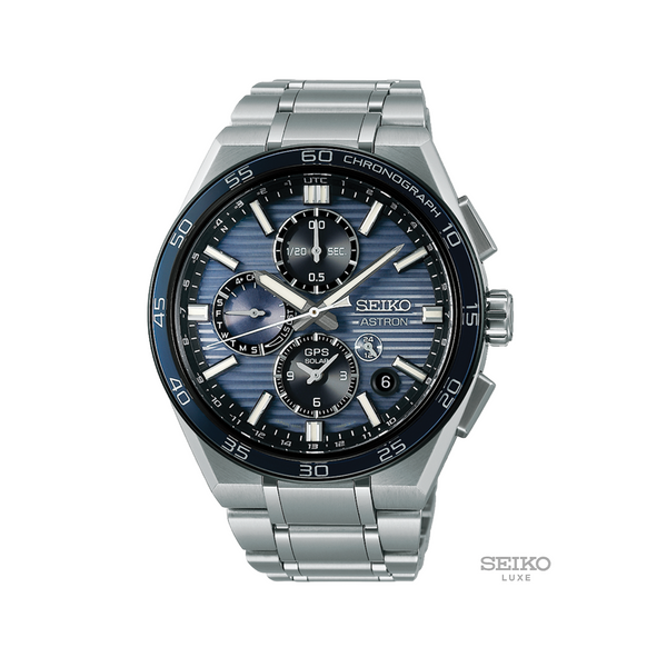 SSH175 Astron 44.1mm - Blue on Bracelet - Teddy Baldassarre