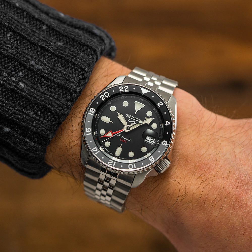 5 Sports GMT Black Dial, 42.5mm SSK001