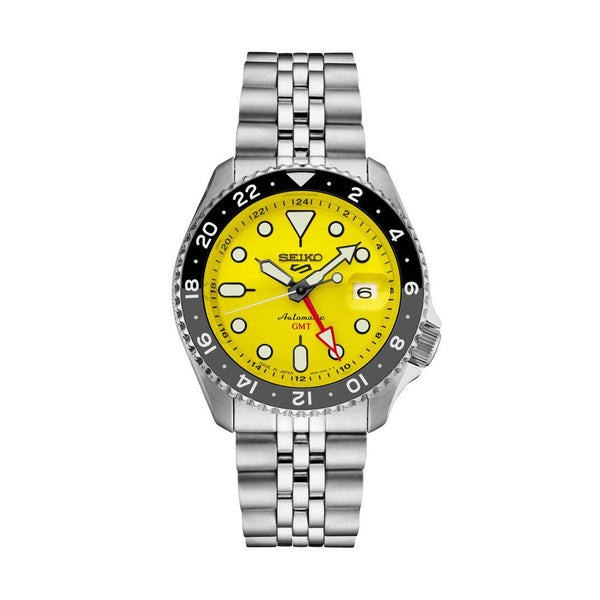 SSK017 5 Sports SKX GMT U.S. Special Creation 42.5mm - Yellow on