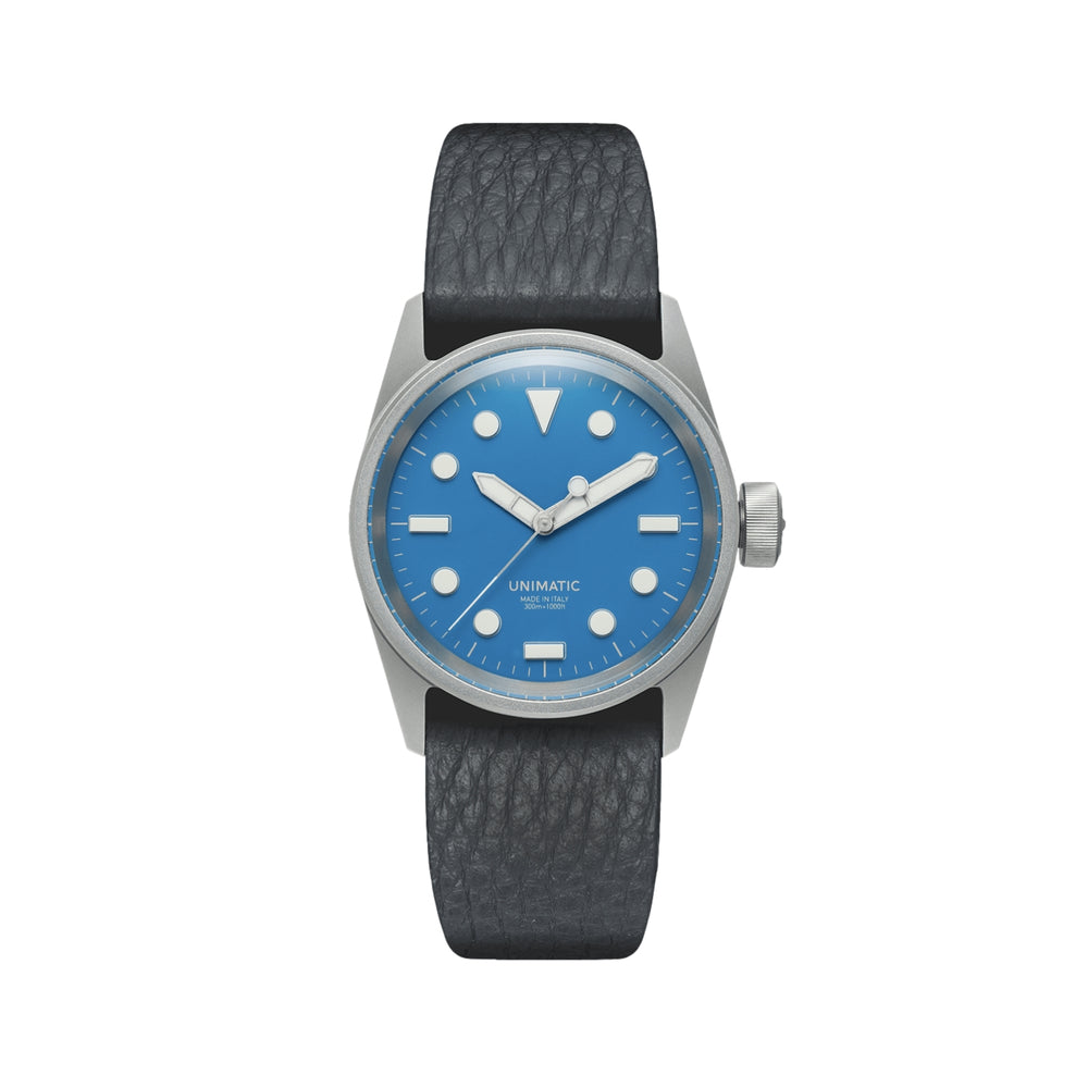 UT5-AS Limited Edition 36mm - Blue on Leather Strap