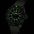 TSAR Diver's Quartz Jeep Rubicon 41mm - Black on Rubber Strap