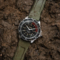 TSAR Diver's Quartz Jeep Rubicon 41mm - Black on Rubber Strap