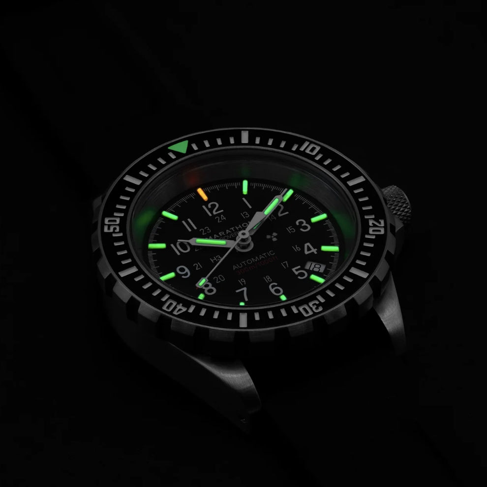 GSAR Diver's Automatic 41mm - Black on Rubber Strap