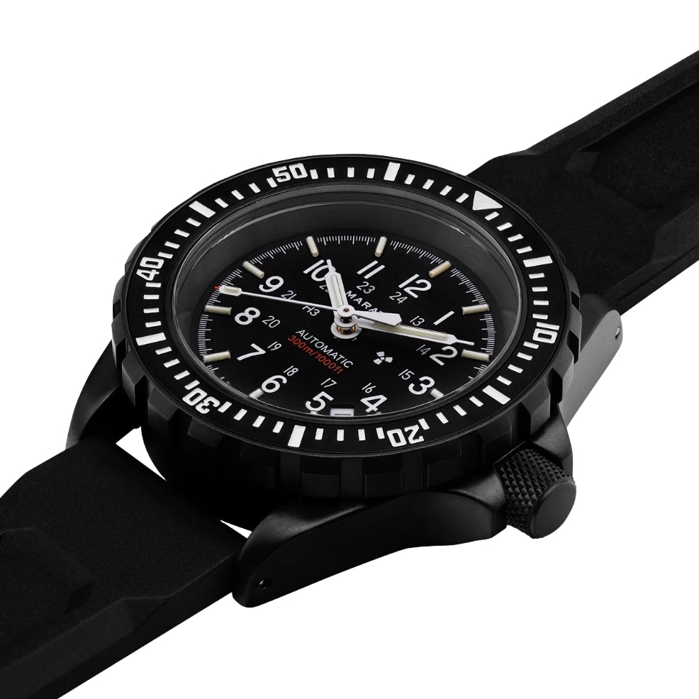 GSAR Diver's Automatic Anthracite 41mm - Black on  Rubber Strap
