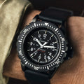 GSAR Diver's Automatic Anthracite 41mm - Black on  Rubber Strap