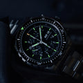 CSAR Pilot's Automatic Chronograph 46mm - Black on Bracelet