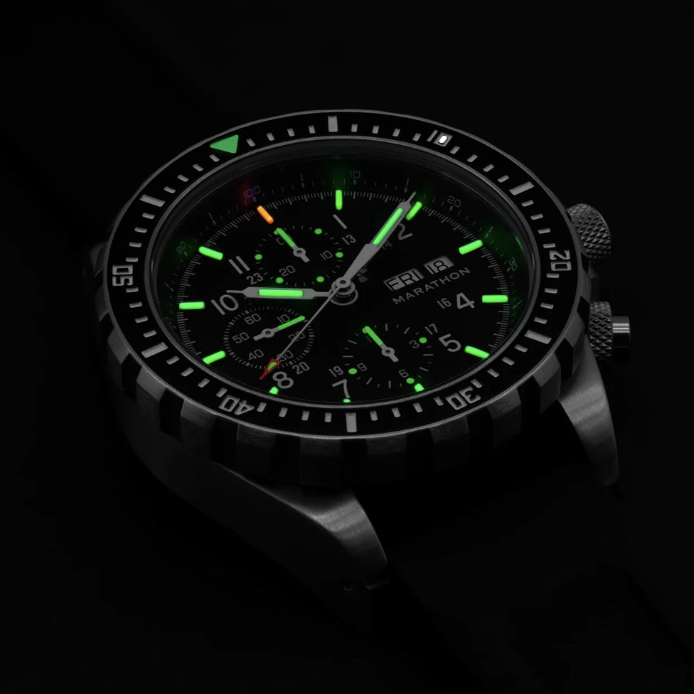 CSAR Pilot's Automatic Chronograph 46mm - Black on Bracelet