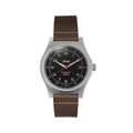 Jeep Willy's SSGPQ Officer's Quartz 41mm - Black on Leather Strap