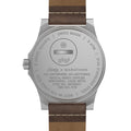 Jeep Willy's SSGPQ Officer's Quartz 41mm - Black on Leather Strap
