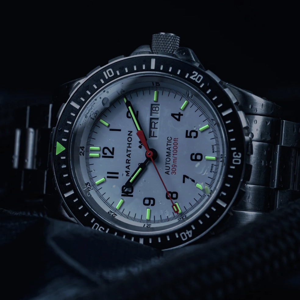JDD Type II - Diver's Automatic Arctic Edition 46mm - White on Bracelet