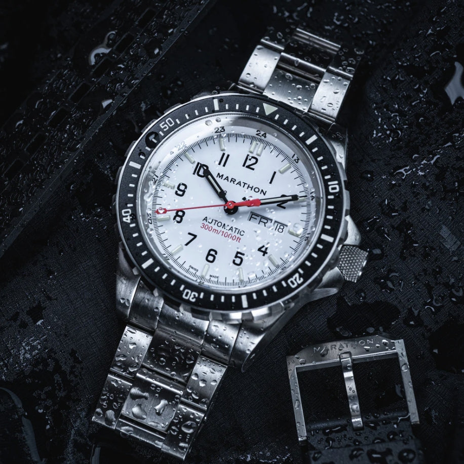 JDD Type II - Diver's Automatic Arctic Edition 46mm - White on Bracelet