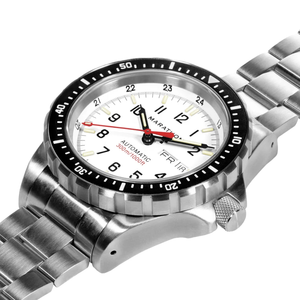 JDD Type II - Diver's Automatic Arctic Edition 46mm - White on Bracelet