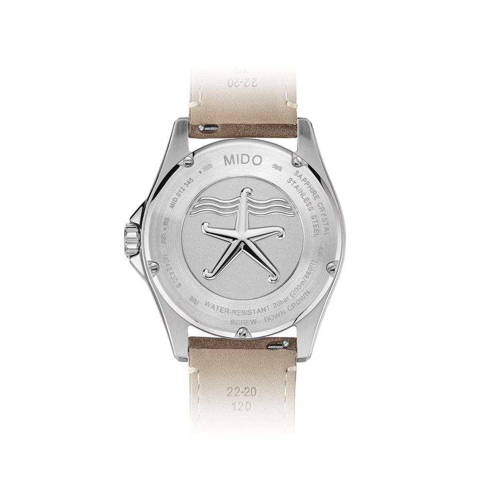 Ocean Star 200C 42.5mm - Black on Leather Strap