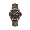 Ocean Star 200C 42.5mm - Black on Leather Strap