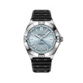 Chronomat Automatic GMT Steel and Platinum 40mm - Blue on Rubber Strap