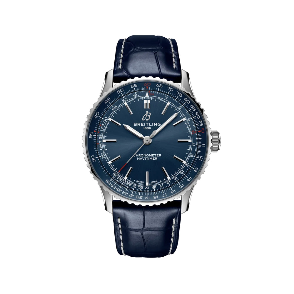 Navitimer Automatic 41mm - Blue on Leather Strap