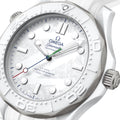 Seamaster Diver 300M Paralympic Milano Cortina 2026 43.5mm - White on Rubber Strap