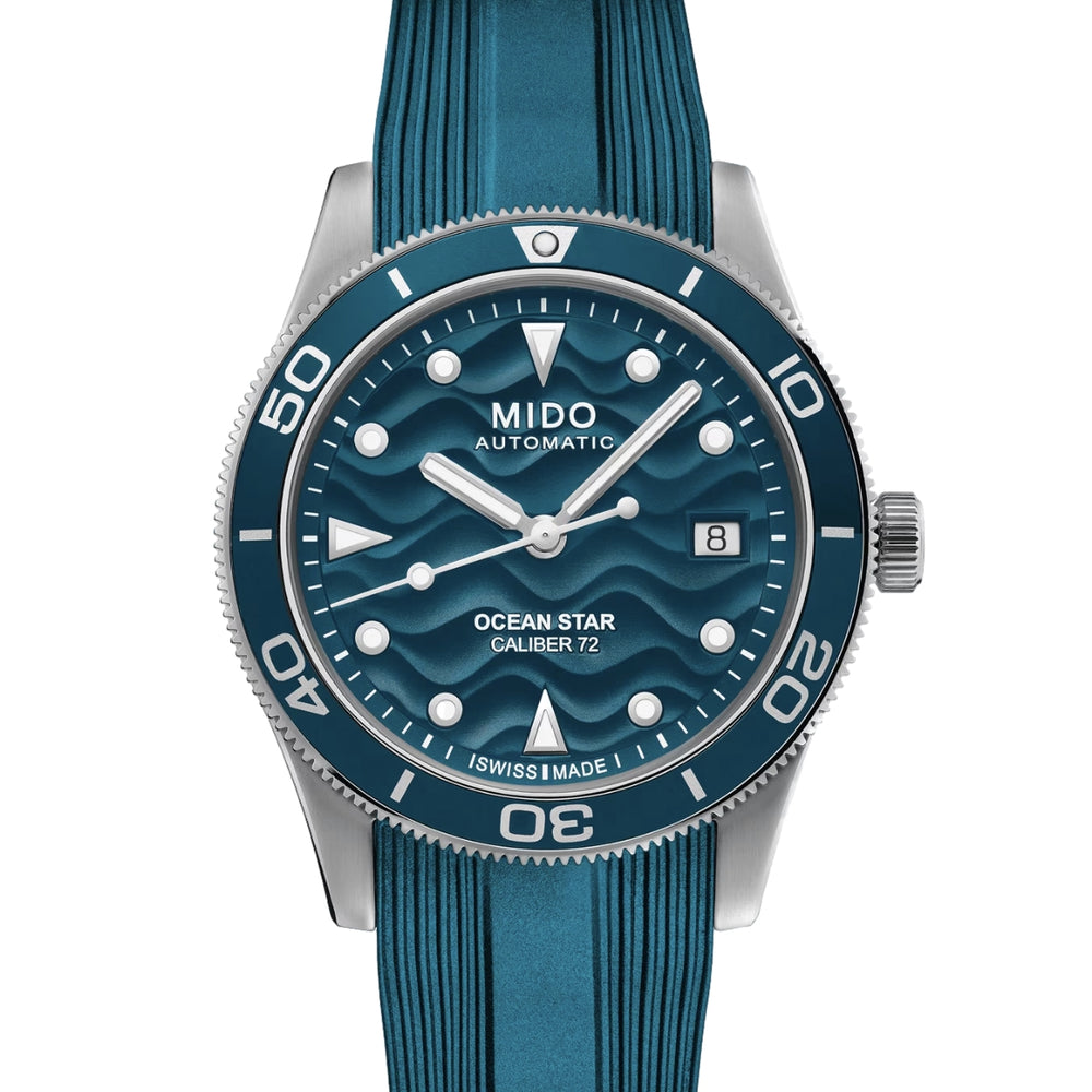 Ocean Star Special Edition 39mm - Blue on Bracelet w/ Additional Rubber Strap