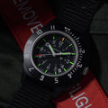 Standard-Issue Tritium Pilot's Quartz Type II NAV-D 41mm - Black on Fabric Strap