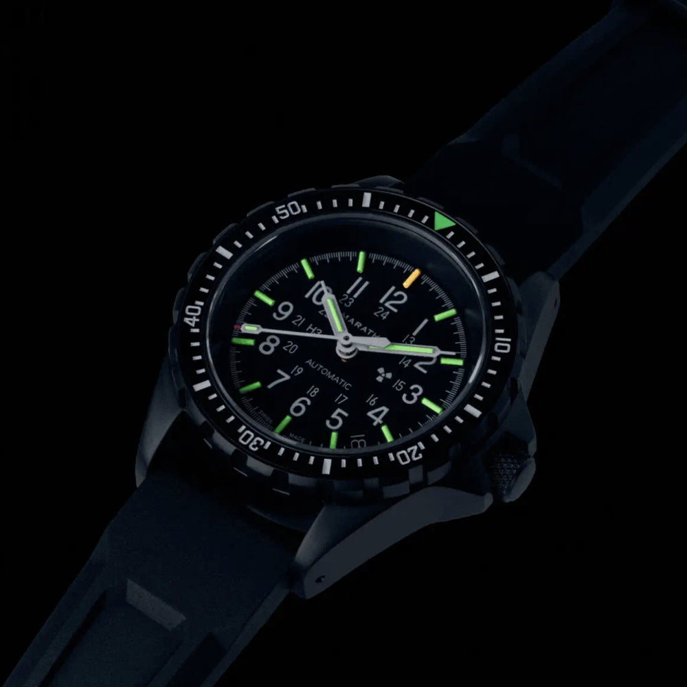 MSAR® Standard-Issue Diver's Automatic Type II 36mm - Anthracite on Rubber Strap