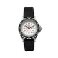 MSAR® Arctic Edition Tritium Diver's Quartz Type II 36mm - White on Rubber Strap