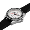 MSAR® Arctic Edition Tritium Diver's Quartz Type II 36mm - White on Rubber Strap