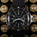 MSAR® Standard-Issue Diver's Quartz Type II 36mm - Black on Rubber Strap
