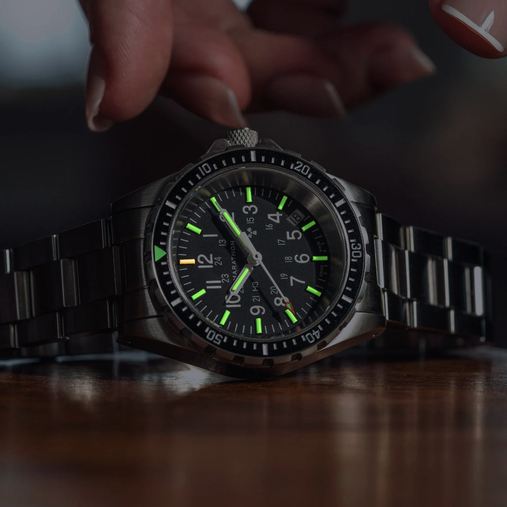 MSAR® Standard-Issue Diver's Quartz Type II 36mm - Black on Bracelet