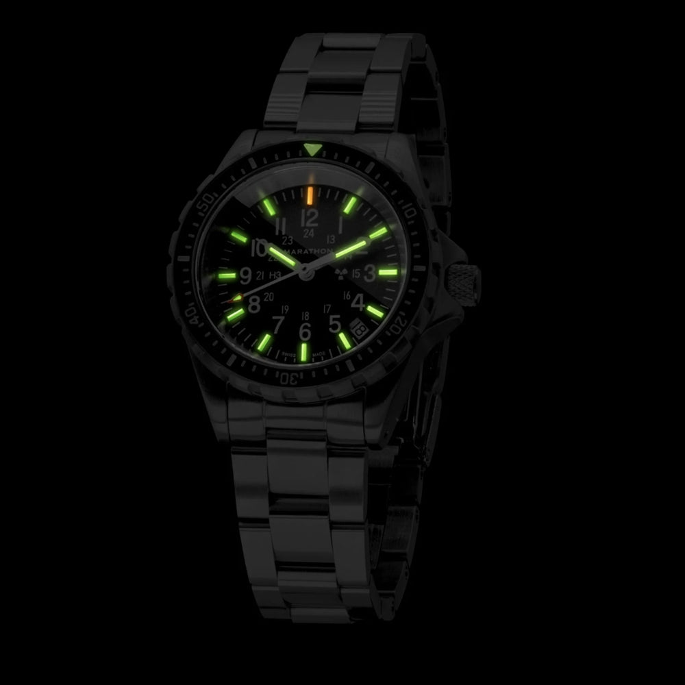 MSAR® Standard-Issue Diver's Quartz Type II 36mm - Black on Bracelet