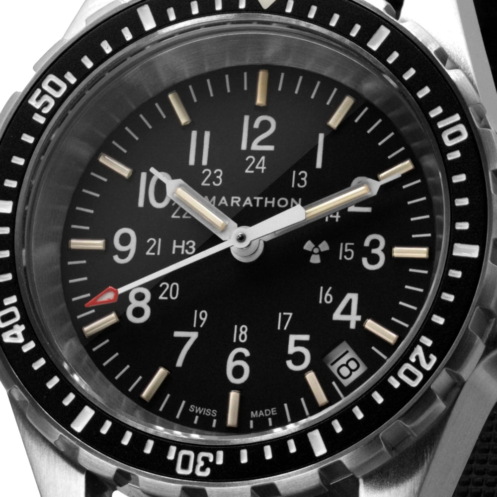 MSAR® Standard-Issue Diver's Quartz Type II 36mm - Black on Bracelet