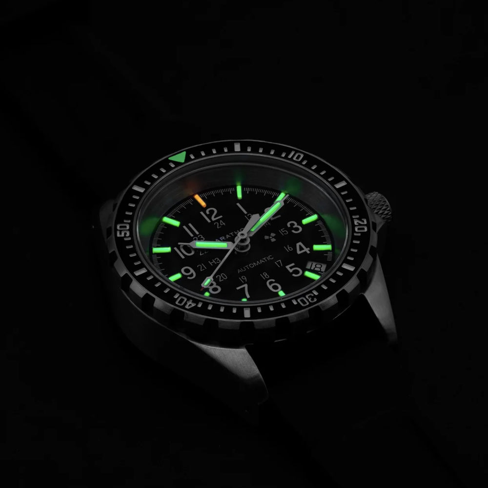 MSAR® Standard-Issue Diver's Automatic Type II 36mm - Black on Rubber Strap