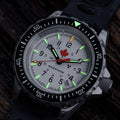 GSAR® Arctic Edition Red Maple Tritium Diver's Automatic Type II 41mm - White on Rubber Strap